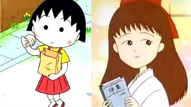 动漫中女生长大后樱桃小丸子颜值犯规阿拉蕾美到心颤
