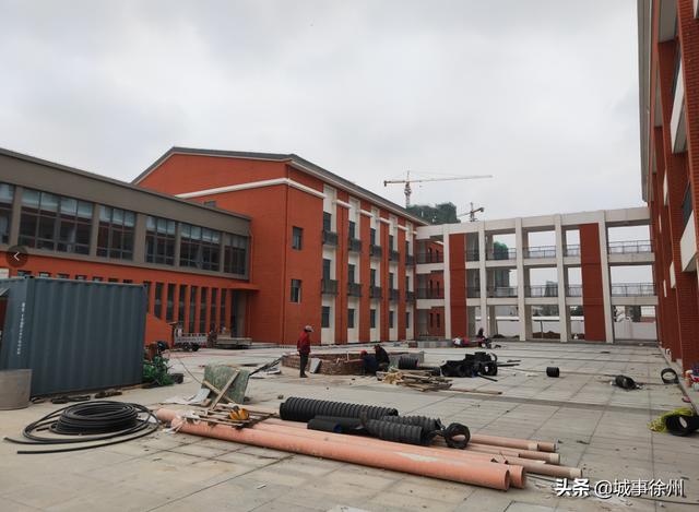 已到收尾阶段!徐州新沂市星光小学预计9月投入使用!