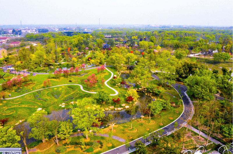 被誉为中国版布查特花园溧水三叶梦华苑春色满园喜迎游客