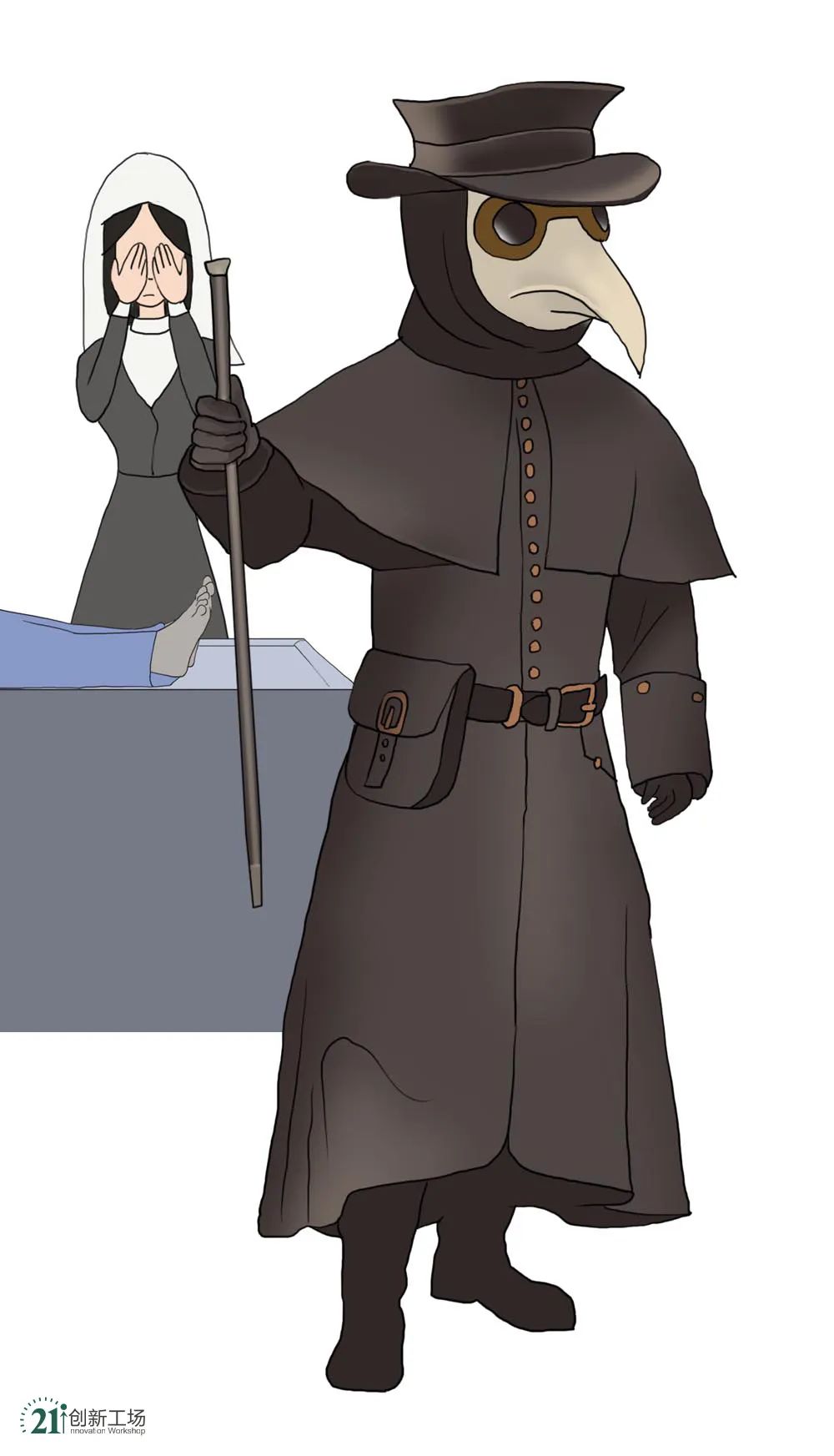 不过由于当时医疗水平有限,鸟嘴医生比起治病,更多是指导病人如何减轻