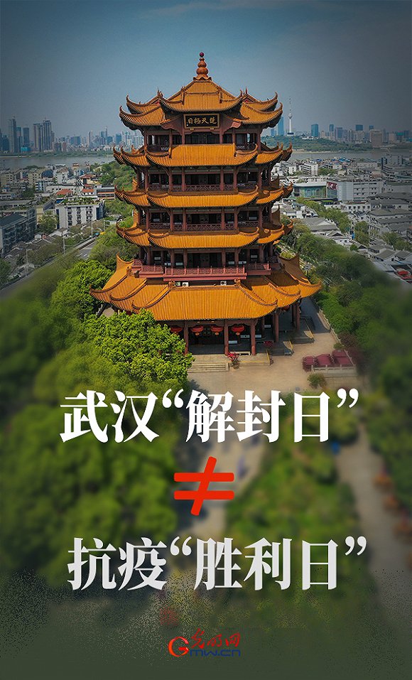 海报武汉解封日抗疫胜利日