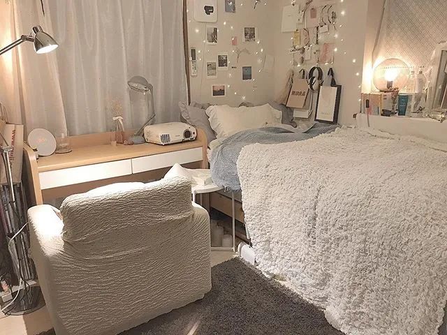 如果房间布置成这样,我可以在里面宅一辈子.