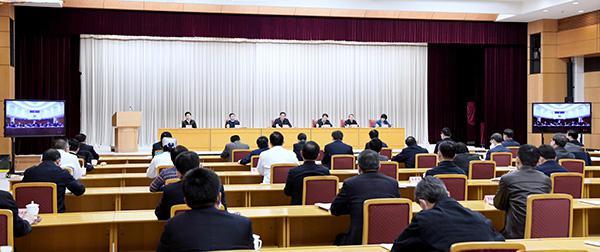 4月7日,上海召开公共卫生建设千人视频大会。