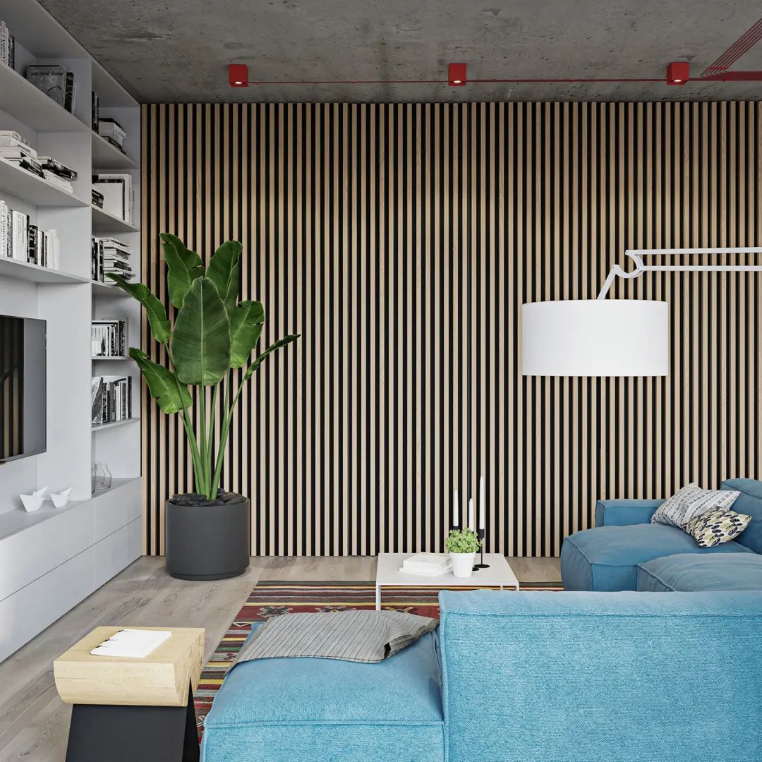 110㎡简约工业风,毛坯水泥天花板,个性时尚的高档