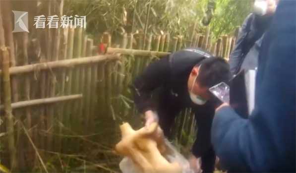无头尸?山崖野岭惊现编织袋,露出一只“脚”?
