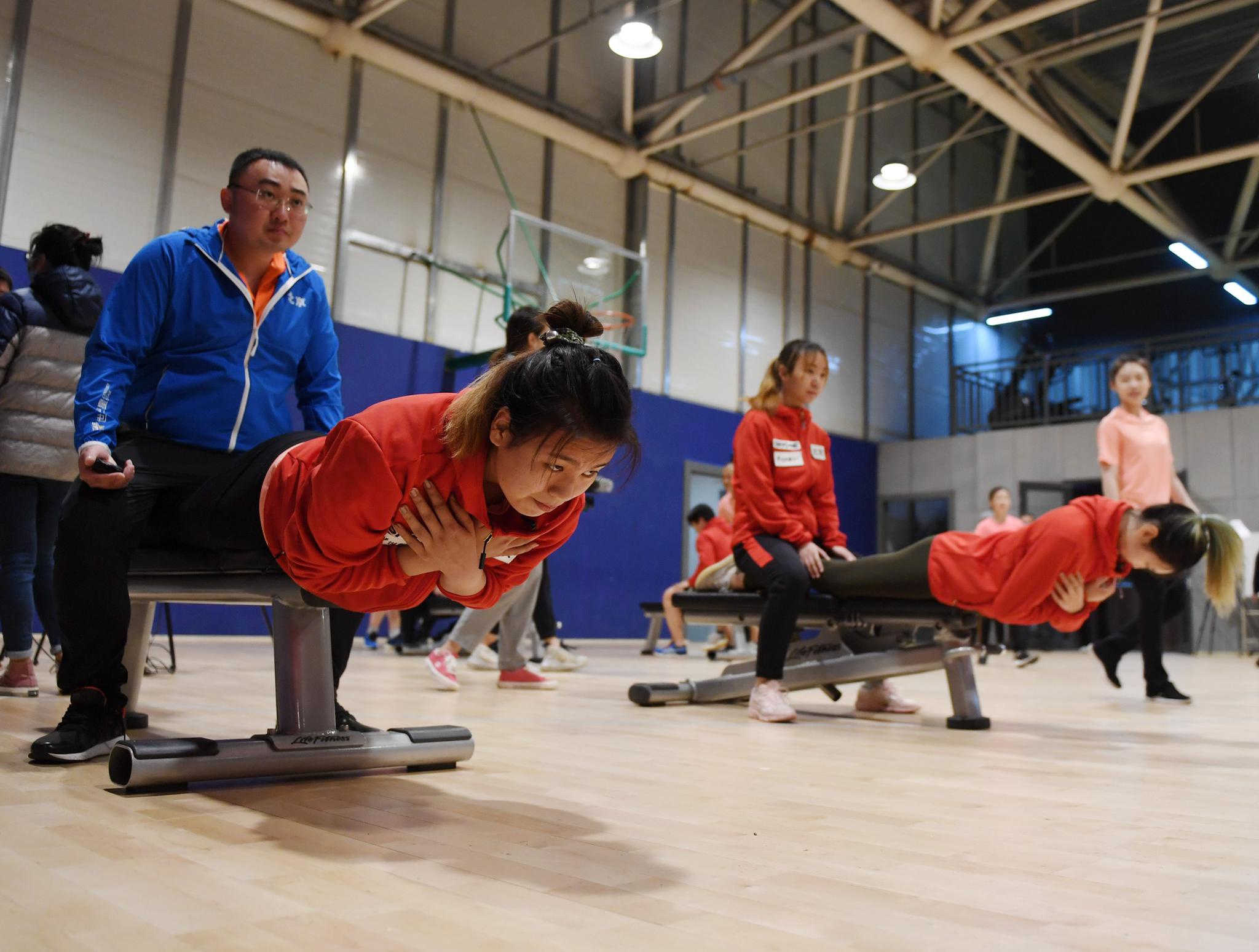 体育| 北京市冰雪运动队进行体能测试