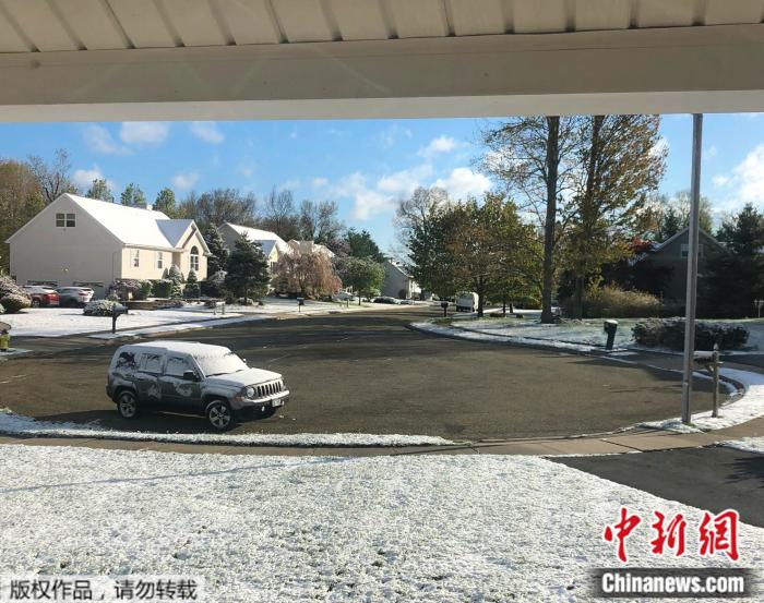 春末暴风雪袭美国东北部 多地迎5月同期最冷一天