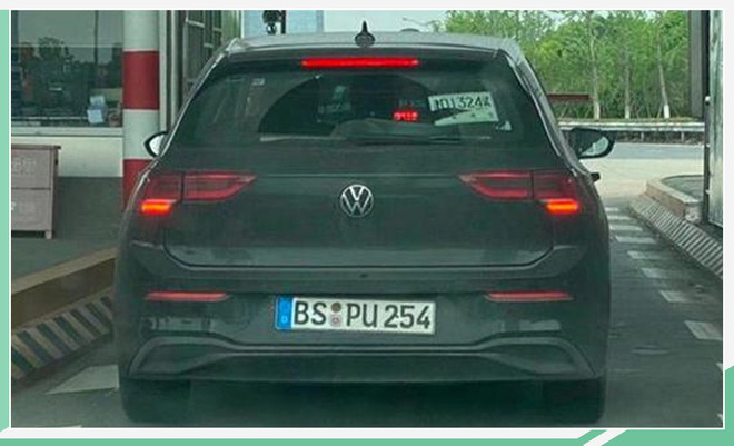 已做好上市准备！大众全新高尔夫国内路试谍照