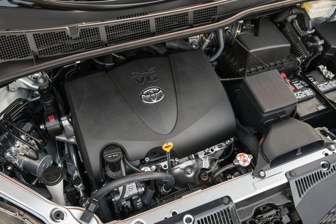 现款丰田sienna搭载的3.5l v6发动机