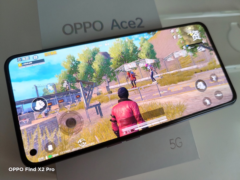 oppoace2体验和平精英御用手机奏响吃鸡最强音
