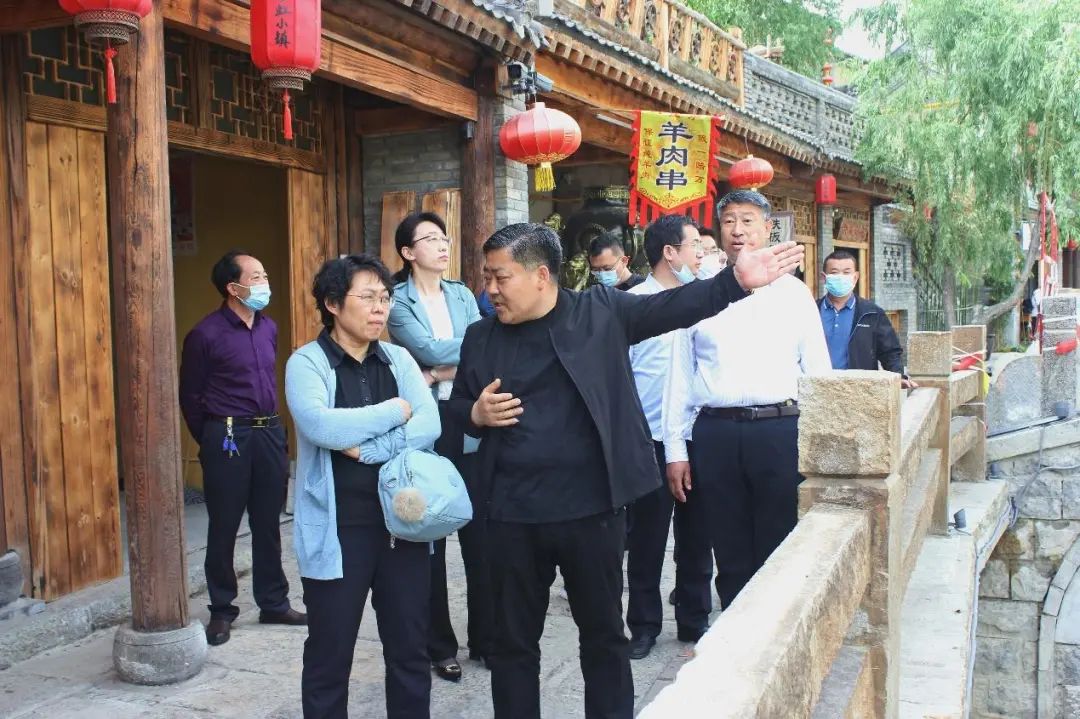 山东省精品旅游产业专班调研沂蒙彩虹小镇项目