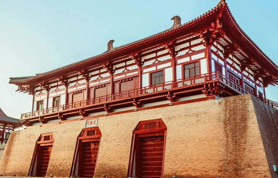 唐代建筑大门图片