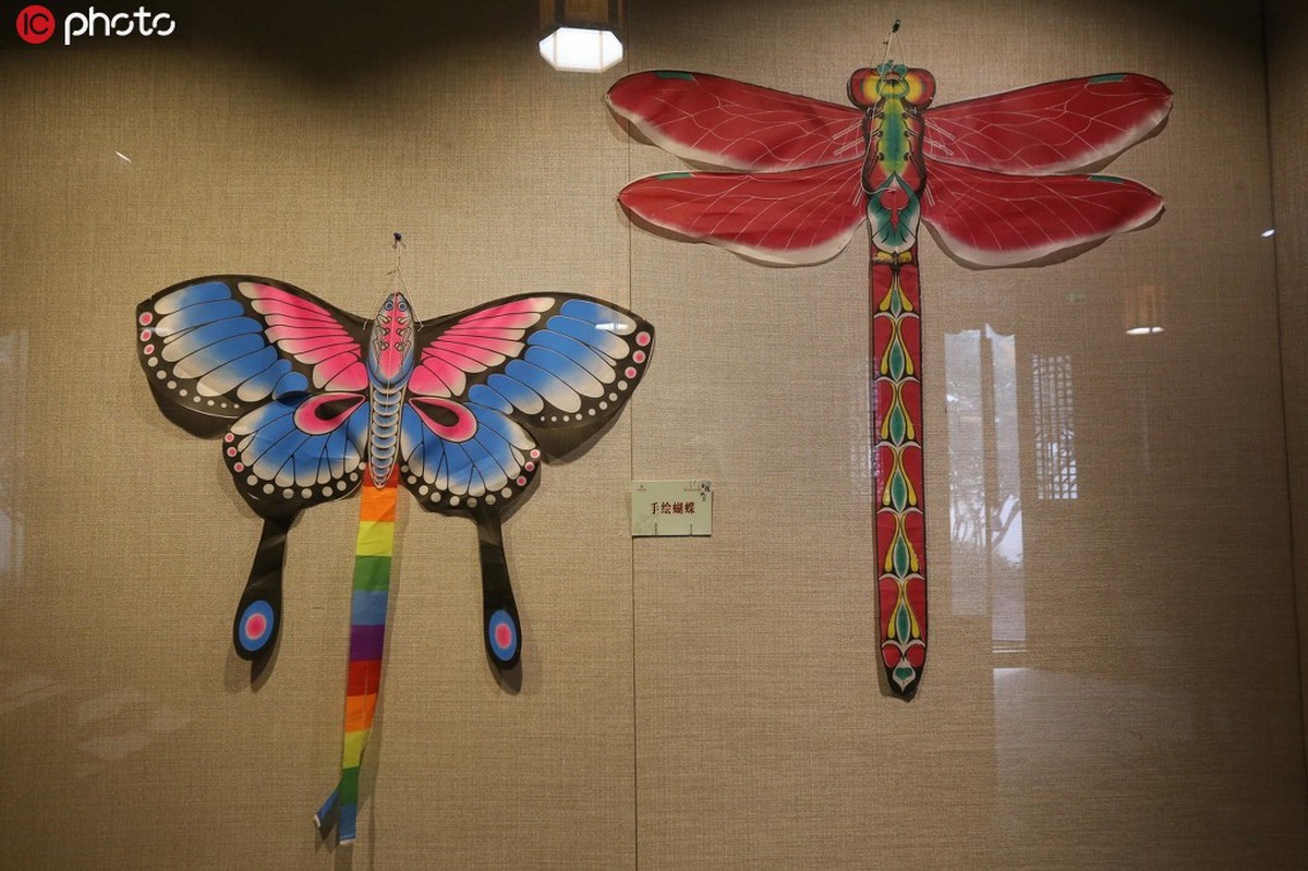 2020年5月15日,"金陵纸鸢"曹氏风筝作品展在南京民俗博物馆展出,30余