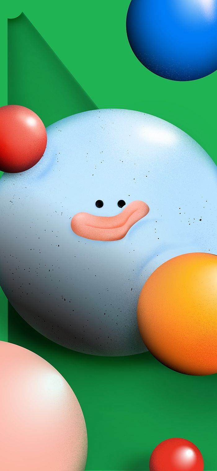 一切为了隐藏打孔前摄谷歌pixel4a原生壁纸曝光