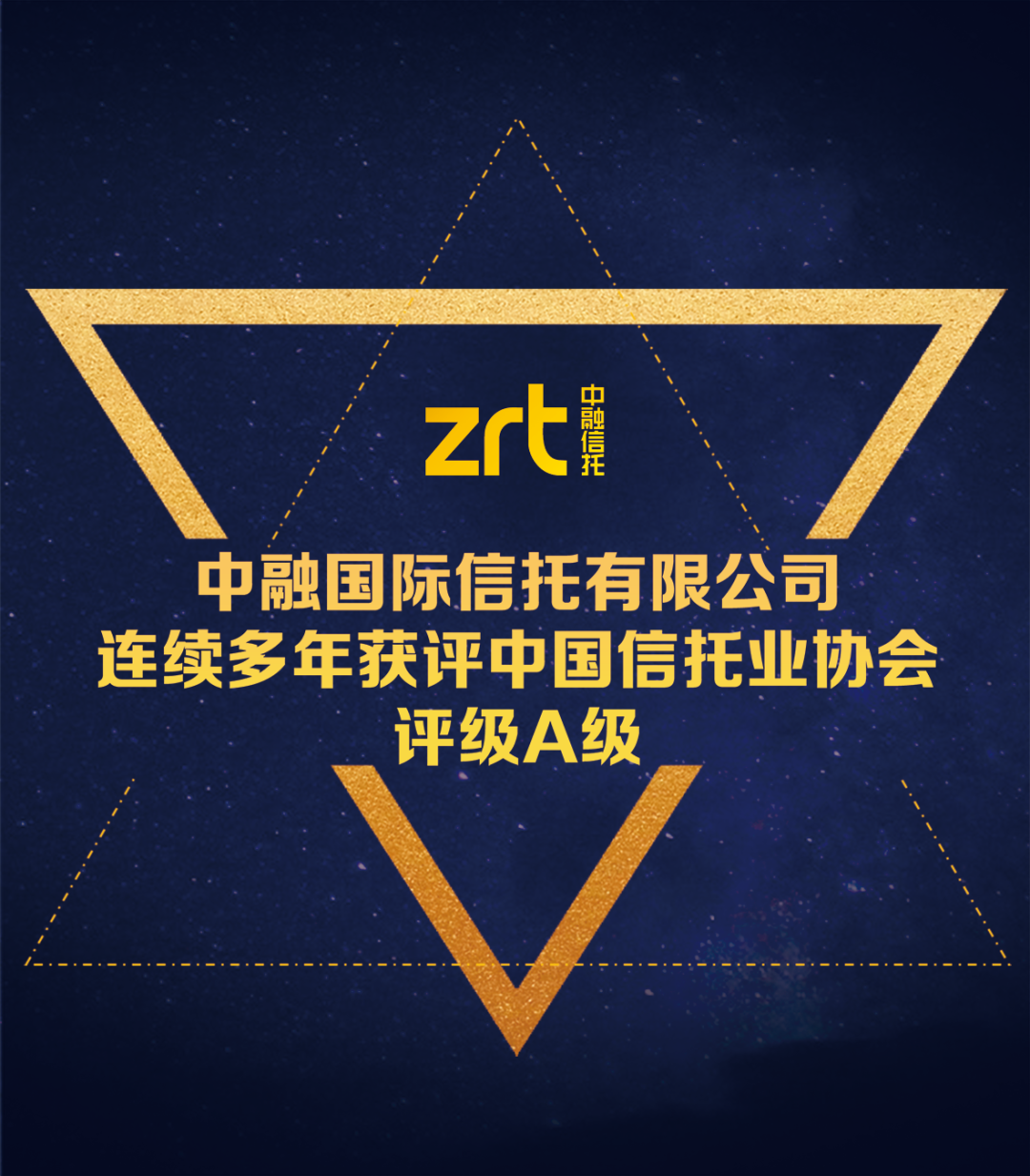 中融信托再获评行业顶尖评级——a级信托公司