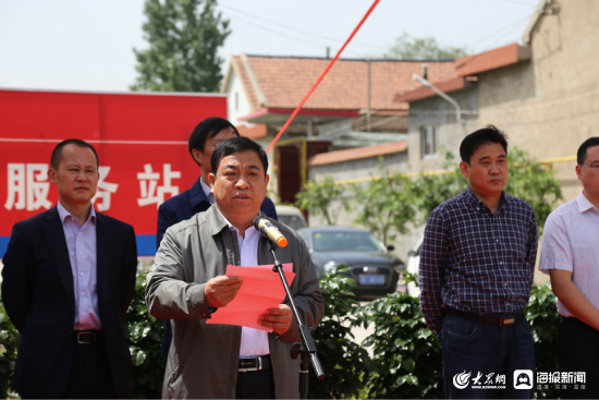 青岛银行淄博桓台支行首个普惠金融服务站落地起凤镇鱼龙村