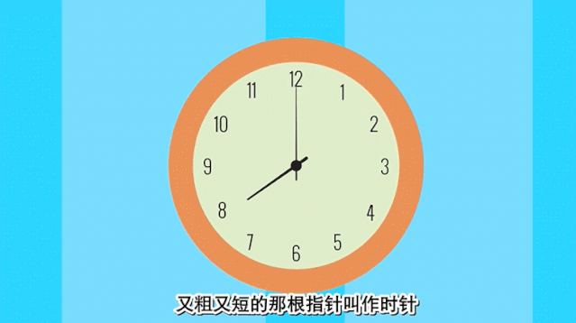 正文  复习上节课的钟表盘,整点时间知识,引入半点时间的知识.