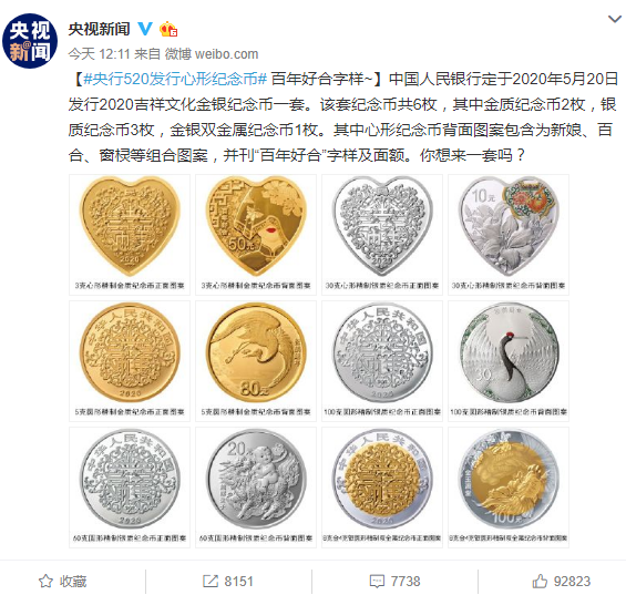520心形纪念币好出手吗_520心形纪念币有收藏价值吗