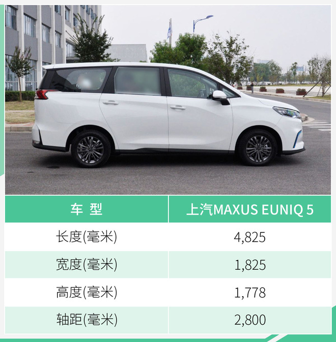 纯电续航420km 上汽MAXUS EUNIQ 5今晚上市