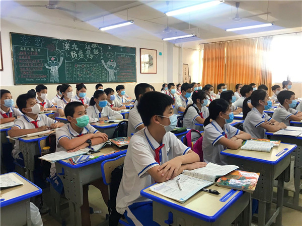 29万在校生受益海口实现公办中小学校教室空调100全覆盖