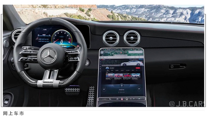 奔驰新“C级”曝光，终于用上S级内饰，后续国产尺寸比E级都大