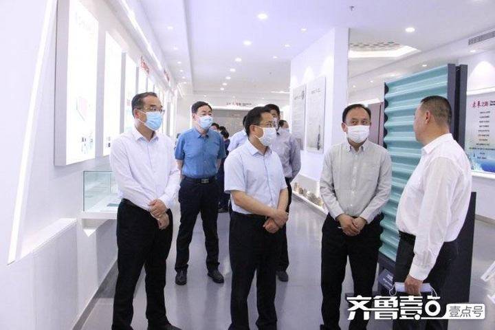 山东省商务厅到博兴县调研贸易摩擦预警工作站工作情况