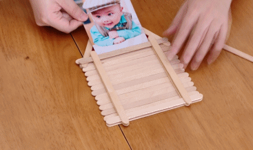 吃剩下的雪糕棍千万别扔,做成相框美到夺目!