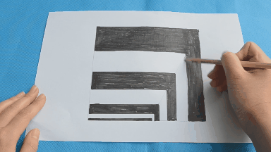 一支笔让纸凸出来又凹下去人人都能玩的立体画小魔术