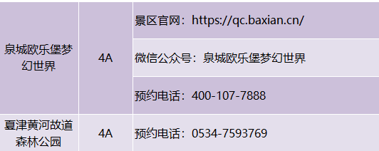 聊城人请收好!山东最全4A级以上景区预约方式都在这!