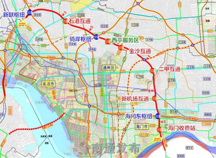 南通绕城高速年内开工建设