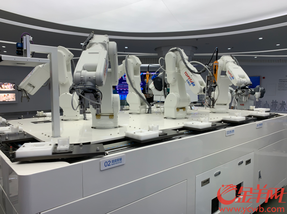 广东拓斯达科技股份有限公司机器人展示