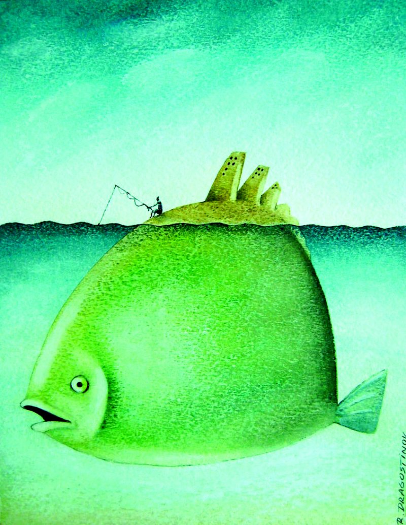 漫世界外国幽默漫画欣赏钓鱼