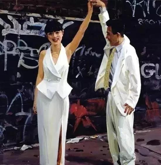 喻红 - 1993年 27岁和刘小东在纽约结婚喻红和刘小东在男人眼里喻红