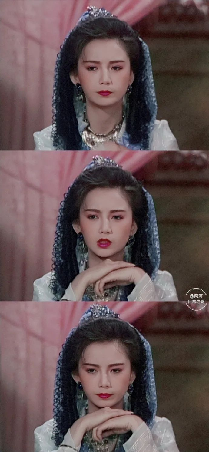 娇俏的伊兰公主曾华倩好美啊什么发型都合适