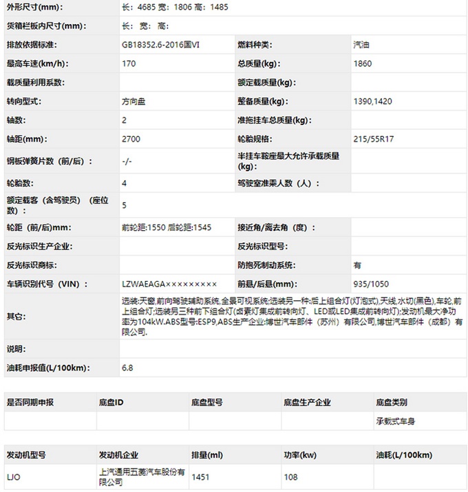 新宝骏RC-5W实拍 同级少有旅行车 1.5T发动机 每公里仅花费3毛7