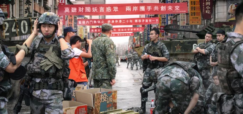 川美军迷社学生拍摄武力统一大片够猛