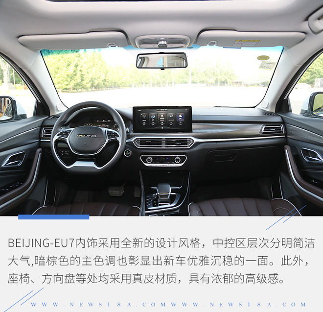 全新品牌首款纯电动车 静态体验BEIJING-EU7