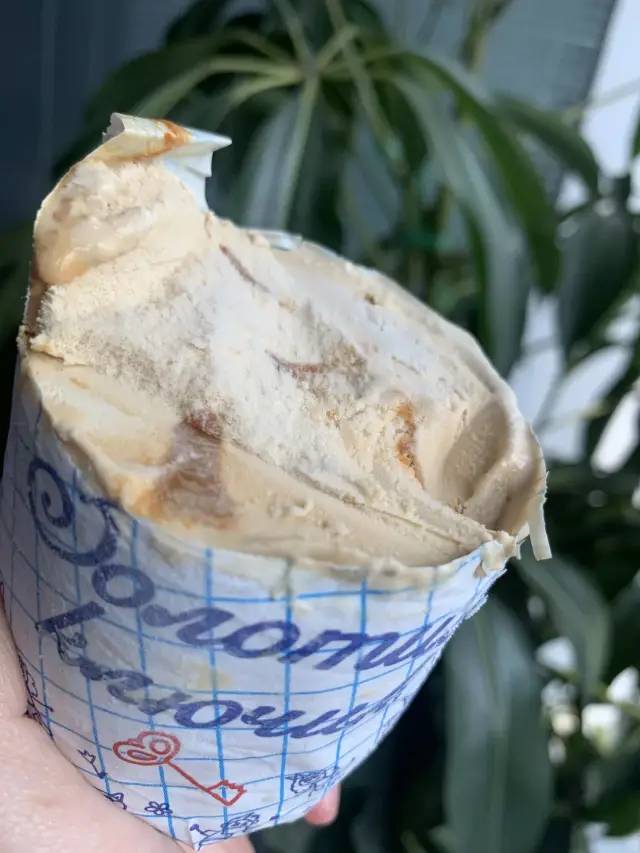 一只足有一斤重的乌克兰国宝级冰淇淋,每一口都超扎实!