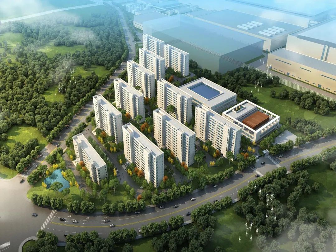 重庆京东方b12 amoled项目综合配套区主体结构封顶