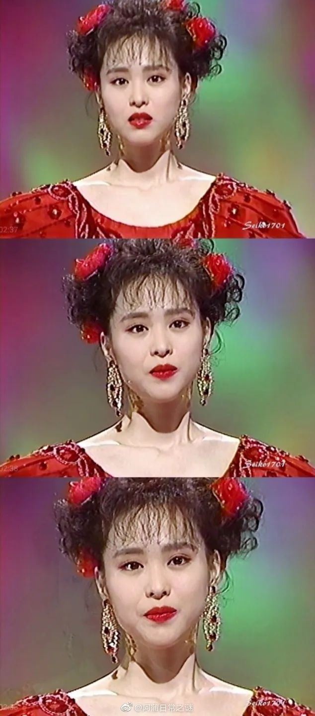 年轻时的松田圣子,双眸剪秋水莫过于此了吧!