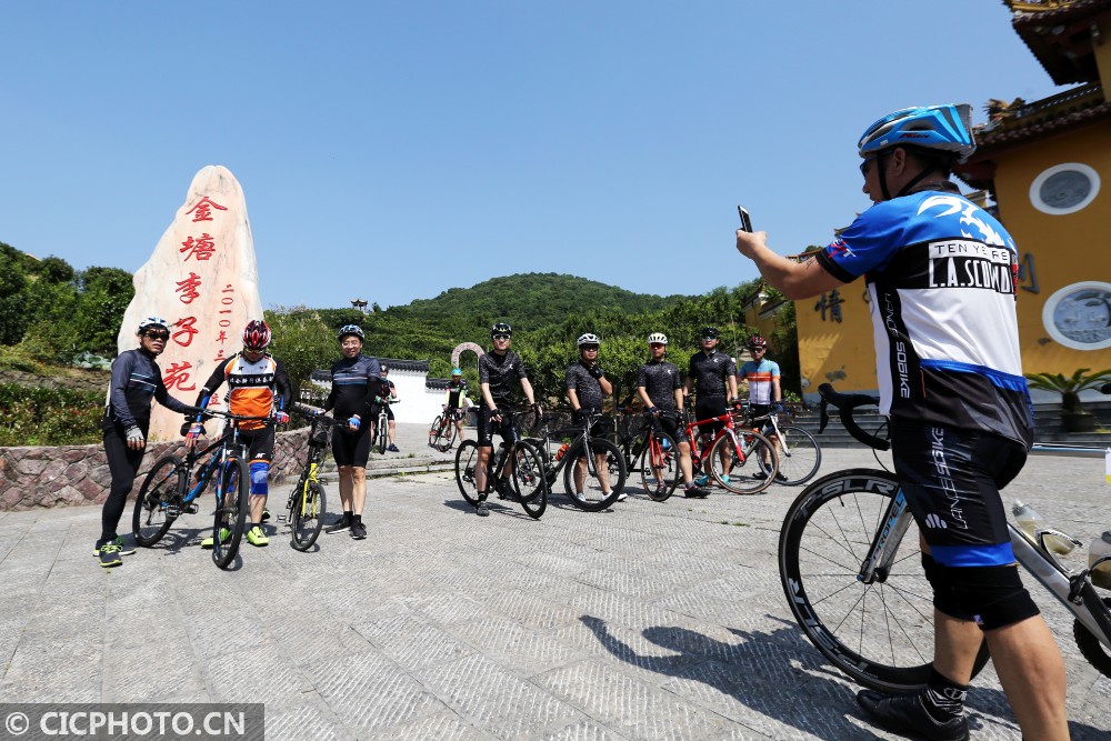 浙江舟山:海上古鎮騎行活動