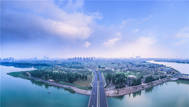 在家看天下·每日一景丨扬州广陵新城崛起 打造最大城市氧吧