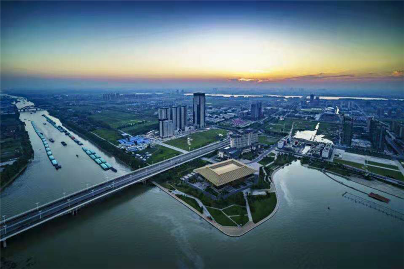 在家看天下·每日一景丨扬州广陵新城崛起 打造最大城市氧吧