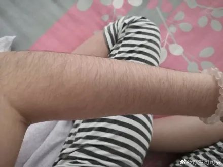 女生的腿毛手毛能有多茂盛
