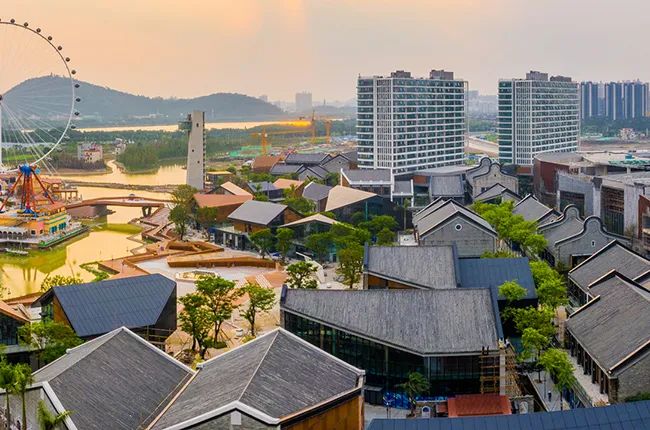 清明上河图" ,还原顺德传统民俗生活场景,游走青云文社,香云纱,广绣庄