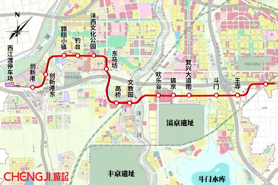 西安地鐵熒光綠來了5號線年底開通第一長度地鐵