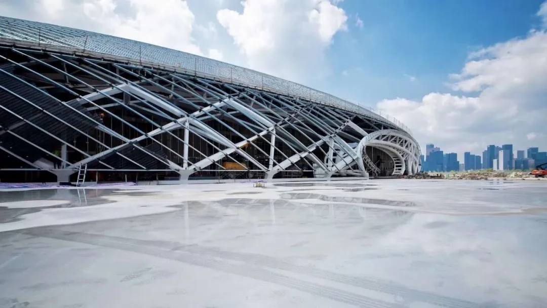 杭州奥体博览城主体育馆今年底完工,内景首次曝光