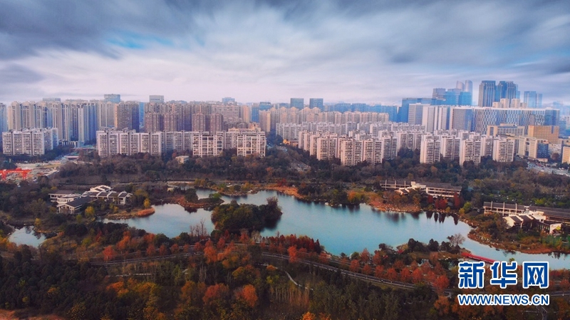 錦城湖公園.(成都興城集團供圖 資料圖)