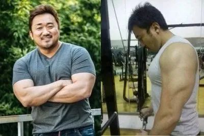 不少演艺公司邀请马东锡来给自家艺人塑造身材和形象, 像黄政民,叫沣