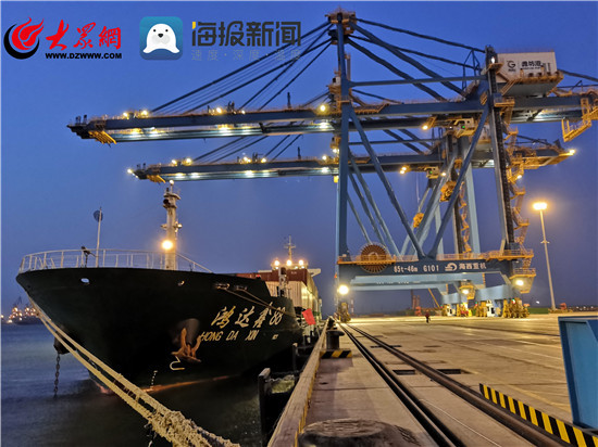 山东港口潍坊港内贸集装箱月吞吐量突破2万标箱